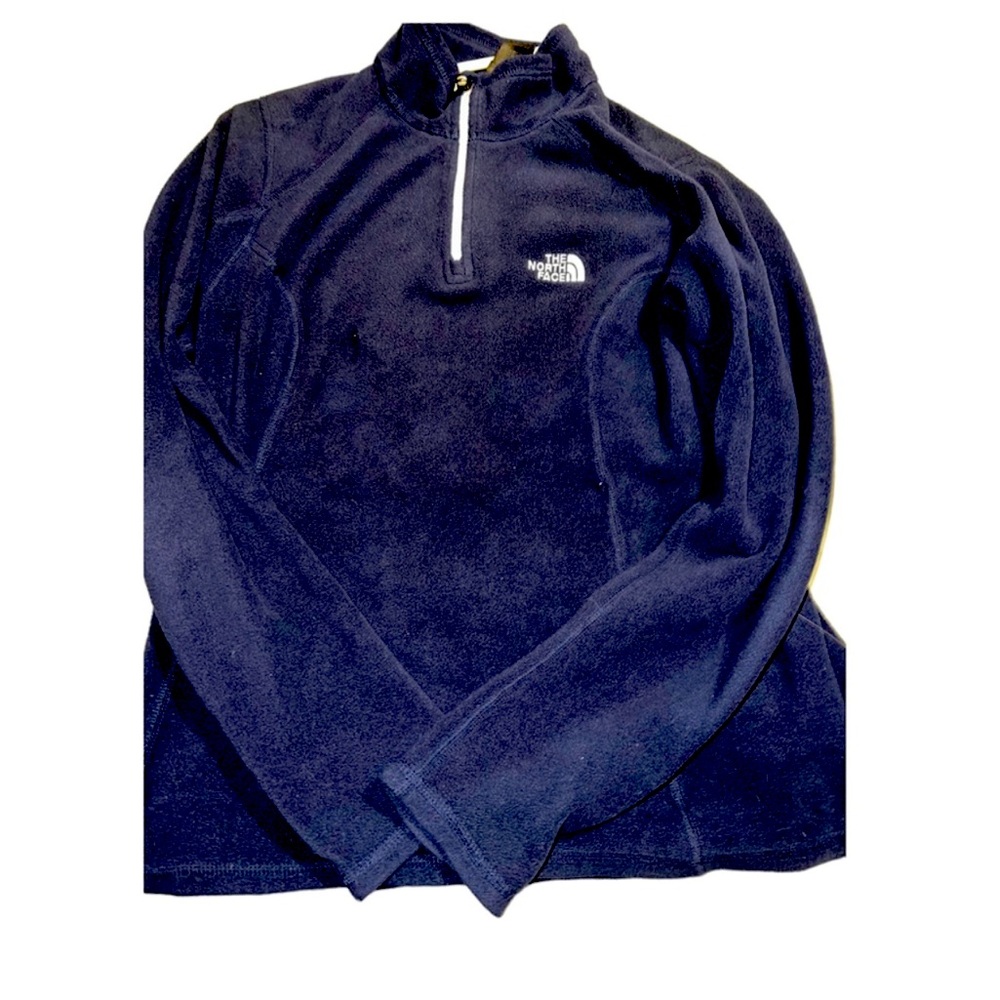 North face small femme Half quarter zip up fleece jacket